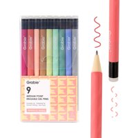Grabie Set De 9 Bolígrafos De Gel Borrables Tonos Pastel