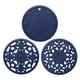 thumbnail image 5 of 3 / Juego De Almohadillas Calientes De Silicona Con Aislamiento Térmico, Tazón De Encimera, Tapete, Salvamanteles, Azul, 5 of 5