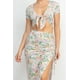 thumbnail image 5 of Conjunto De Top Floral Con Nudo Frontal Y Falda Larga Fruncida, 5 of 5