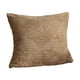 thumbnail image 1 of Funda De Almohada De Pana Con Cremallera Y Funda De Cojín Cuadrada Para Sala De Estar, Sofá De Hotel, Color Marrón, 1 of 3