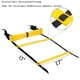 thumbnail image 2 of Escalera de velocidad de 12 piezas de 6 m, escalera de entrenamiento de fútbol, escalera de juego ajustable, adecuada para niños y adultos., 2 of 5
