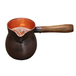 Genérico - Tetera De Cobre Pequeña, Tetera Con Filtro De Té, Tetera Martillada, 300-350Ml, 310Ml