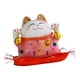 thumbnail image 2 of Estatua Gato De La Suerte Alcancía Rosa, 2 of 3