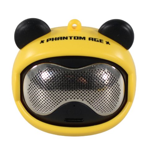 Tecnolab - Parlante Bluetooth Multiface 5W Con Colgante Amarillo - Ps