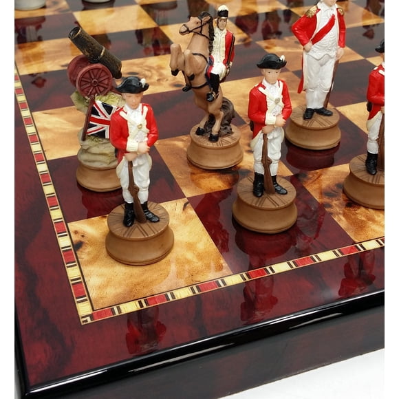 Juego de ajedrez Guerra de la Independencia de los Estados Unidos HPL