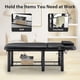 thumbnail image 3 of Professioanl Massage Table , Backrest Adjustable, Removable Headrest, Bottom Shelf Storage , Memory Foam Layer Salon Bed,Black, 3 of 3