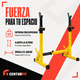thumbnail image 3 of Rack Squat Sentadillas Acero Centurfit Ajustable Barra Pesas Color Amarillo, 3 of 11