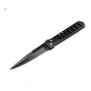 Genérico - Navaja Cortapluma Asistida Con Forro An13 Navaja Corta Pluma Cuchillo Cortapluma Stilete Plegable Navaja Black Swam