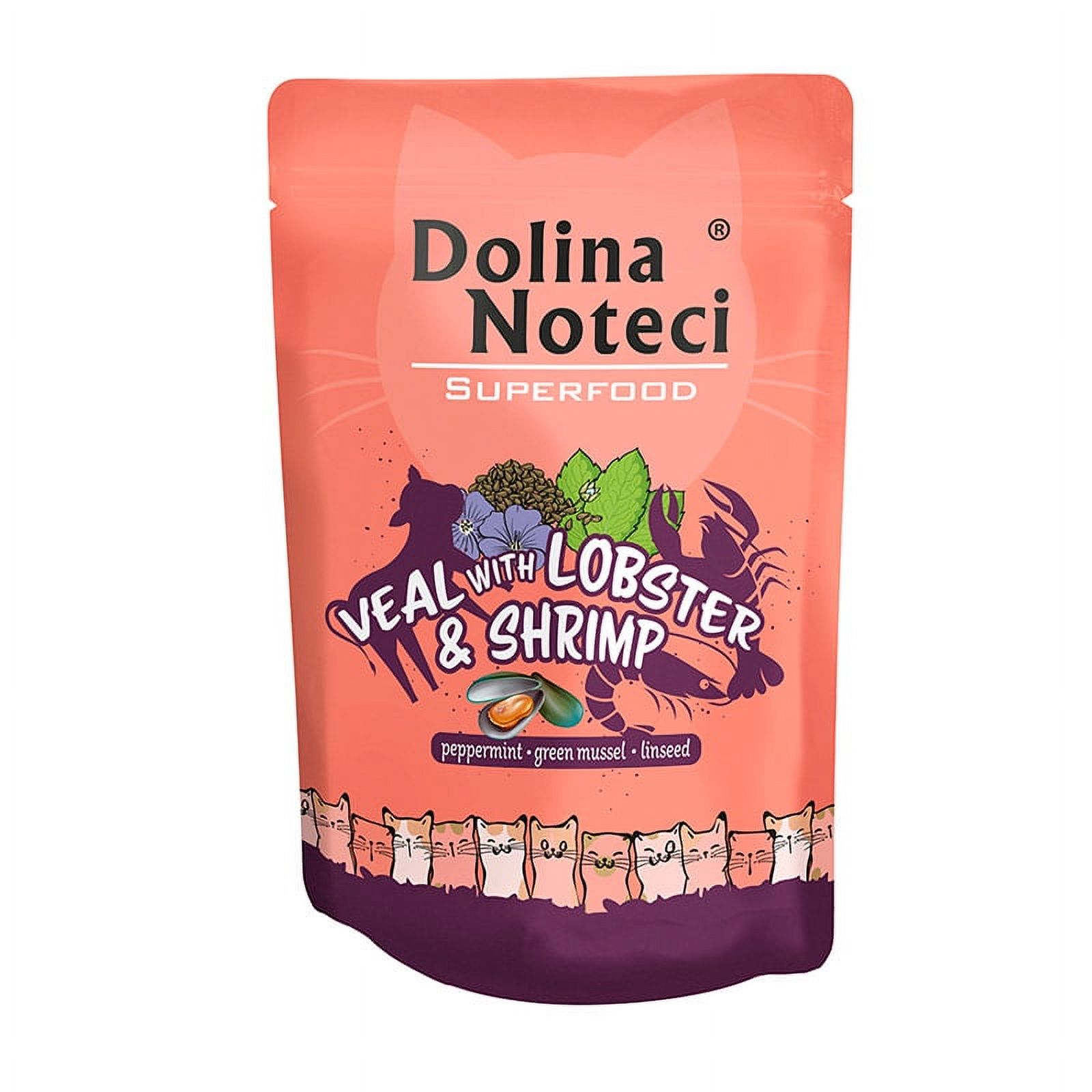 Dolina Noteci - Alimento Húmedo Gato Adulto Ternera Camarón 85 Gr