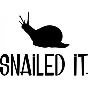 Rienda Libre Graphics - Decomural Snailed It School Office Ws-41520