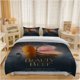thumbnail image 1 of 3pcs Beauty and Beef Christmas Parody Print Bedding Set Soft and Comfortable Bedding Set Suitable for All Seasons Ideal for Home Bedrooms and Guest Rooms, 1 of 5