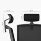 thumbnail image 5 of Cabecero para Silla Taylor syncro (negro), 5 of 5