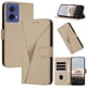 thumbnail image 1 of Funda Cartera Fibra de Carbono para Motorola MOTO G85 5G con Soporte y Cierre Magnético Oro, 1 of 6