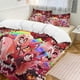thumbnail image 2 of Anime- Dibujos animados- Cama- Funda nórdica- Funda de cama Anime - Dibujos animados- Juego de ropa de cama 3D ligero de 3 piezas, edredón, funda nórdica y almohadas para Ki, 2 of 3