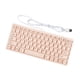 thumbnail image 4 of Teclado Con Cable USB, Escritura Pequeña Y Cómoda Para Computadora De Escritorio En Casa Y Oficina, Color Rosa, 4 of 5