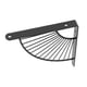 thumbnail image 1 of Soporte Para Estantería Decorativa En Forma De Abanico Con Tornillos Estantería Para El Hogar Negro 20cm, 1 of 5