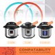 thumbnail image 4 of Anillo de sellado Newkiton 3‑pack 8QT para Instant Pot, 4 of 6