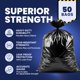 thumbnail image 5 of Bolsas de basura Plasticplace 42 galones 4.0 mil negro 50 uds, 5 of 8