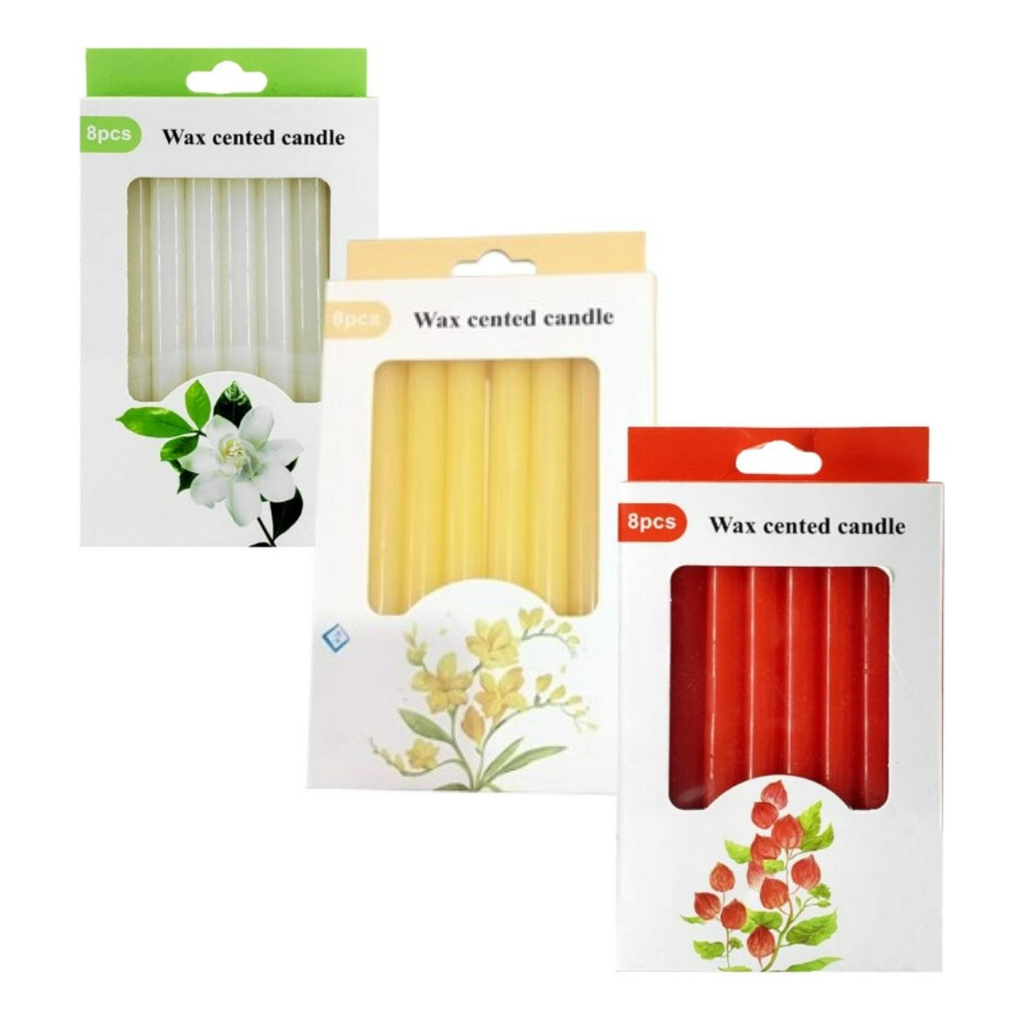 Genérico - Set 8 Cajitas Velas Aromaticas De Cera Ambientador Hogar Lau