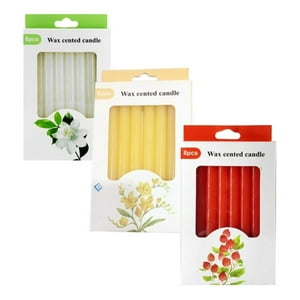 Genérico - Set 8 Cajitas Velas Aromaticas De Cera Ambientador Hogar Lau
