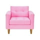 thumbnail image 1 of Sofa Retro 1c Felpa 04 Rosado, 1 of 6