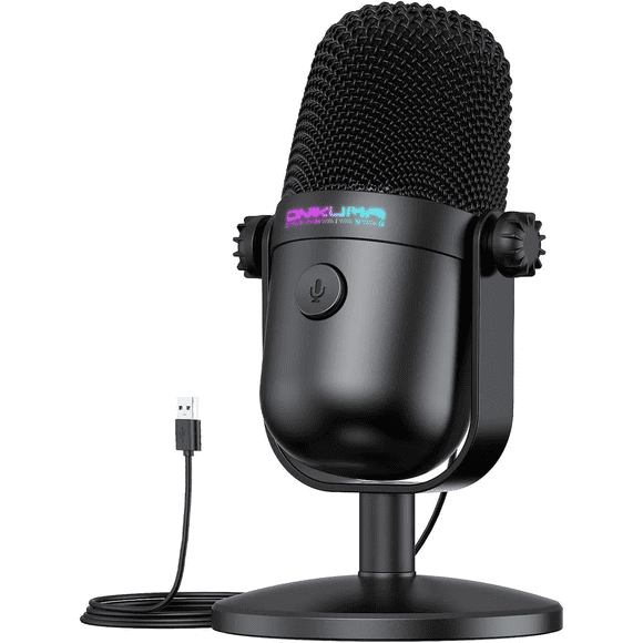 Microfono Condensador Usb Pc Podcast Gamer Reducción Ruido