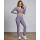 thumbnail image 1 of Set Athleisure Mujer Flare 2 Piezas Calza y Peto Manga Larga - ZL015, 1 of 3