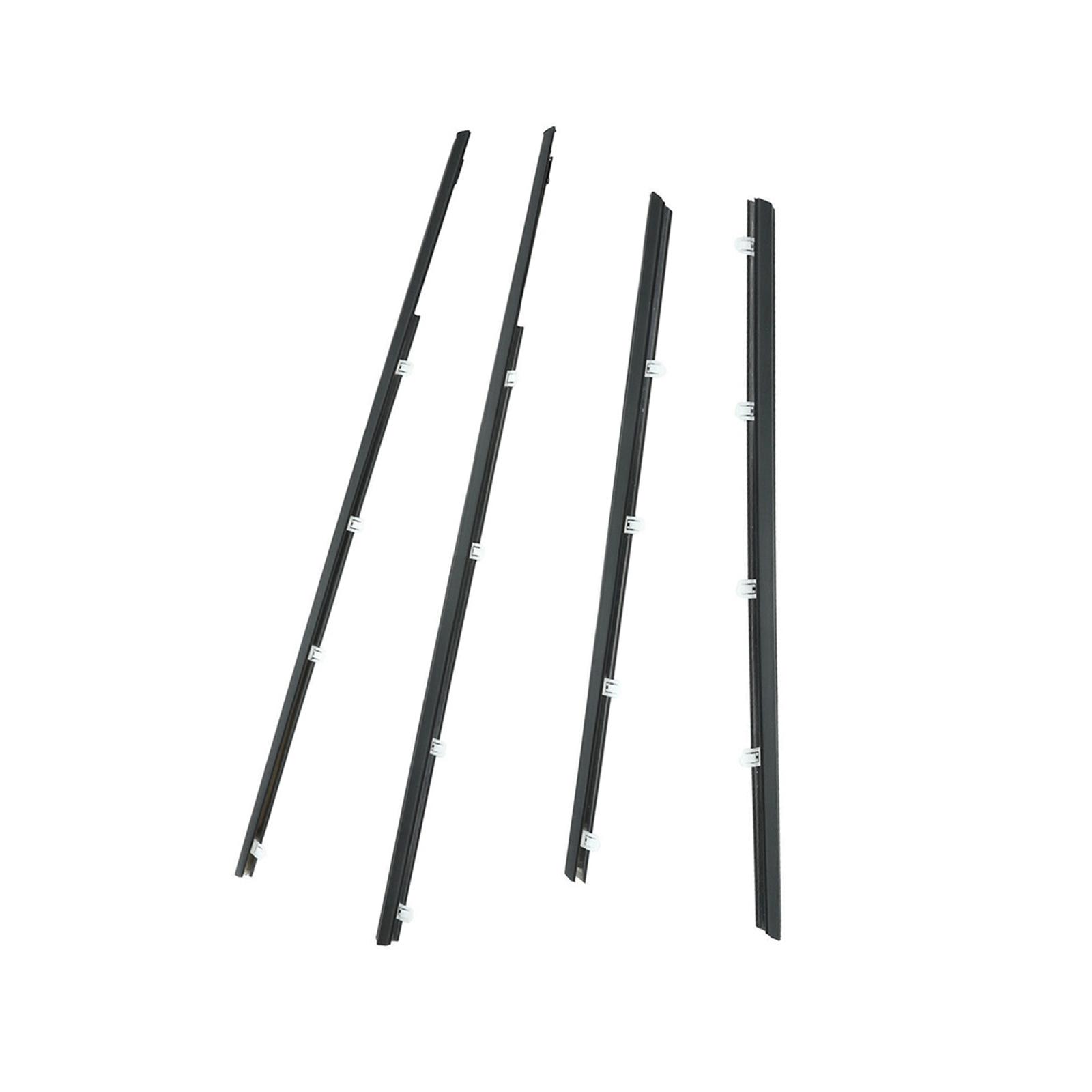 Ioensy - Sello De Ventana De Burlete De 4 Piezas 72910Tr0A01 Para Honda Civic 2014 2015