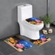 thumbnail image 1 of Juego de 3 Alfombras de Baño Desmarcar Terciopelo Coral, 1 of 6