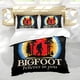 thumbnail image 5 of Bigfoot Conjunto de sábanas temático, trío de piezas, cómodo y amigable con la piel, diseño único, regalo de decoración para el hogar para familiares, amigos y fans,140cm *210cm, 5 of 6