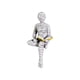 thumbnail image 1 of Colección De Figuras De Lectura, Estatuas De Lectura Para Dormitorio, Chimenea, Restaurante, 1 of 3