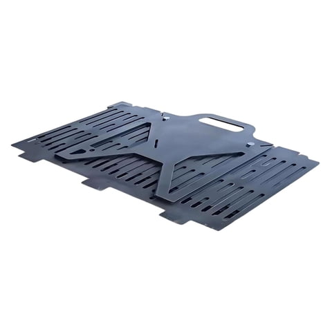 Magideal - Parrilla Plegable, Parrilla De Carbón Para Acampar, Horno De Camping, Barbacoa, Soporte Metálico Portátil Para Parrilla Para Uso Exterior, Artículos P