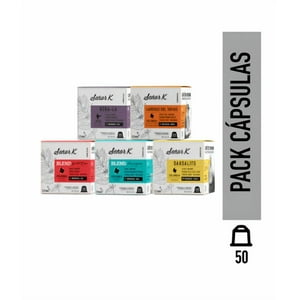 Pack 50 Cápsulas Café Espresso Origenes Café Señor K