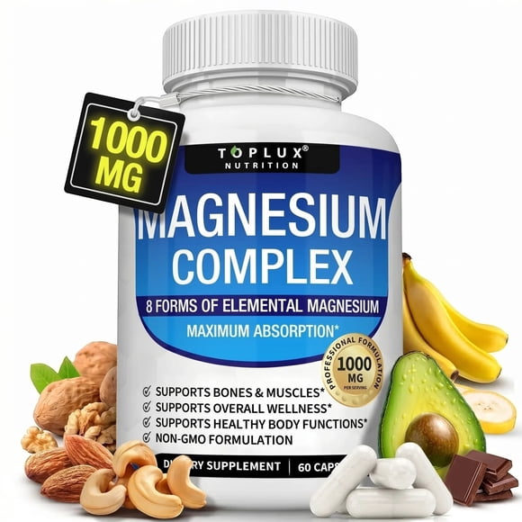 Magnesio Complex 8 En 1 · Sueño Profundo Y Energía