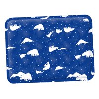 Magideal - Alfombrilla De Refrigeración Para Perros, Cojín De Refrigeración, Cama Para Cachorros, Lavable, Cómoda Manta Para Mascotas, Cama Plegable Para Perros, , Azul Oscuro, 60Cmx90Cm