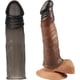 thumbnail image 1 of BG5T-7.08 Inch Negro Silicona Sleeves Enlargers Stretcher Growth Enlargehombrest Male Extension Sleeves Kit Sexy Juguete fo Hombres and Couples fo Lengthening, Enhancing Intimacy and Pleasure, 1 of 6