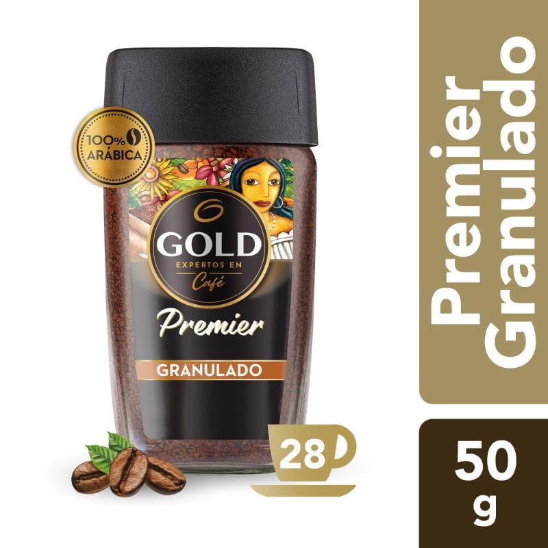 Café Premier Granulado Frasco 50 gr Gold