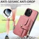 thumbnail image 2 of Funda Tipo Cartera con Correa Cruzada para iPhone 13 Pro Max Protección Contra Golpes Rosa, 2 of 5