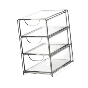 Ioensy - Organizador De Cosméticos Y Perfumes Para Tocador, Escritorio, Oficina, Vestidor, 3 Capas