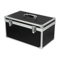 Magideal - Caja De Herramientas De Aleación De Aluminio Caja De Transporte De Múltiples Múltiples Metal Metal Contenedor De Instrumentos Case De Herramientas Pre 29 Cm X 16 Cm X 15 Cm