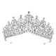 thumbnail image 3 of Tiara De Boda, Dije, Regalo, Pinza Para El Pelo, Diadema Para Cumpleaños, Graduación, Niñas, Estilo B, Plata, 3 of 5