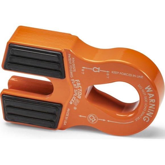 Empalme plano de perfil bajo Factor 55 para cuerda de 1,27 cm