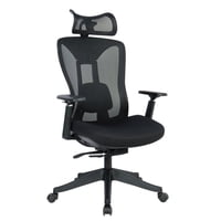 Silla Ejecutiva Ergonómica Krone Titán Pro Con Soporte Lumbar Negro