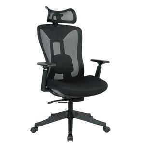 Silla Ejecutiva Ergonómica Krone Titán Pro Con Soporte Lumbar Negro