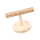 thumbnail image 3 of Soporte de percha para loros, patio de juegos de madera, mesa de escritorio portátil, percha para pájaros, soporte de mesa para pájaros, soporte en T, 3 of 5