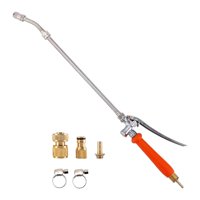 Ioensy - Varillas Pulverizadoras De Acero Inoxidable Con Válvulas De Cierre Varillas De Riego De Repuesto De 72 Cm Con M6M10