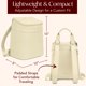 thumbnail image 5 of Mochila nevera Vin Fresco aislada con 2 vasos para vino beige, 5 of 8