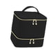 thumbnail image 1 of Bolsa de almacenamiento portátil para esmalte de uñas, caja de almacenamiento de viaje resistente para esmalte de uñas, Estuche de transporte de esmal negro, 1 of 5