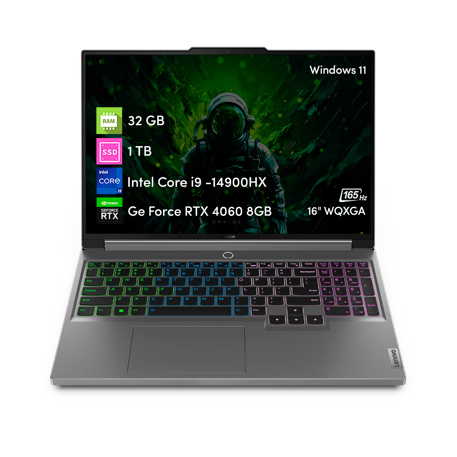 Notebook Lenovo Legion 5 I9 14Va 32Gb 1Tbssd Rtx4060 8Gb 16""