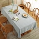 thumbnail image 4 of Mantel Chassic Farmhouse Style de lino, 152 x 264 cm, color gris claro, 4 of 7